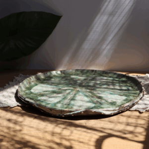 Ceramiczny talerz na pizzę 30cm - Węże