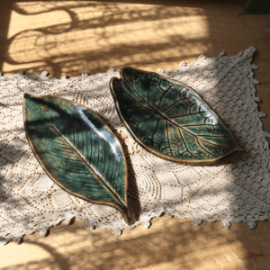 Ceramiczny talerzyk - Liść