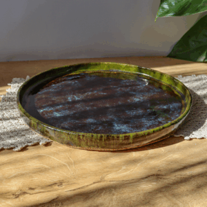 Ceramiczna taca śr. 29cm - kolekcja Leśny Mech
