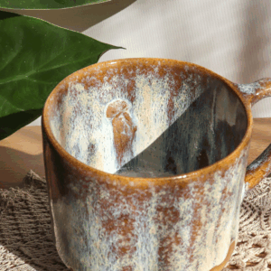 Duży kubek ceramiczny - z Meduzami 550ml