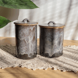 Ceramiczny pojemnik z przykrywką 550 i 750ml