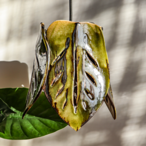 Ceramiczna lampa - Liście