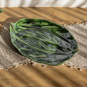 Ceramiczna patera - Liść 29 x 20 cm