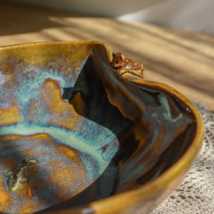 Ceramiczna miska - Miś z rybką 450ml