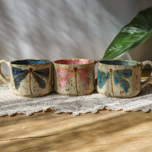 Kubeczek ceramiczny - Ważka 300 ml