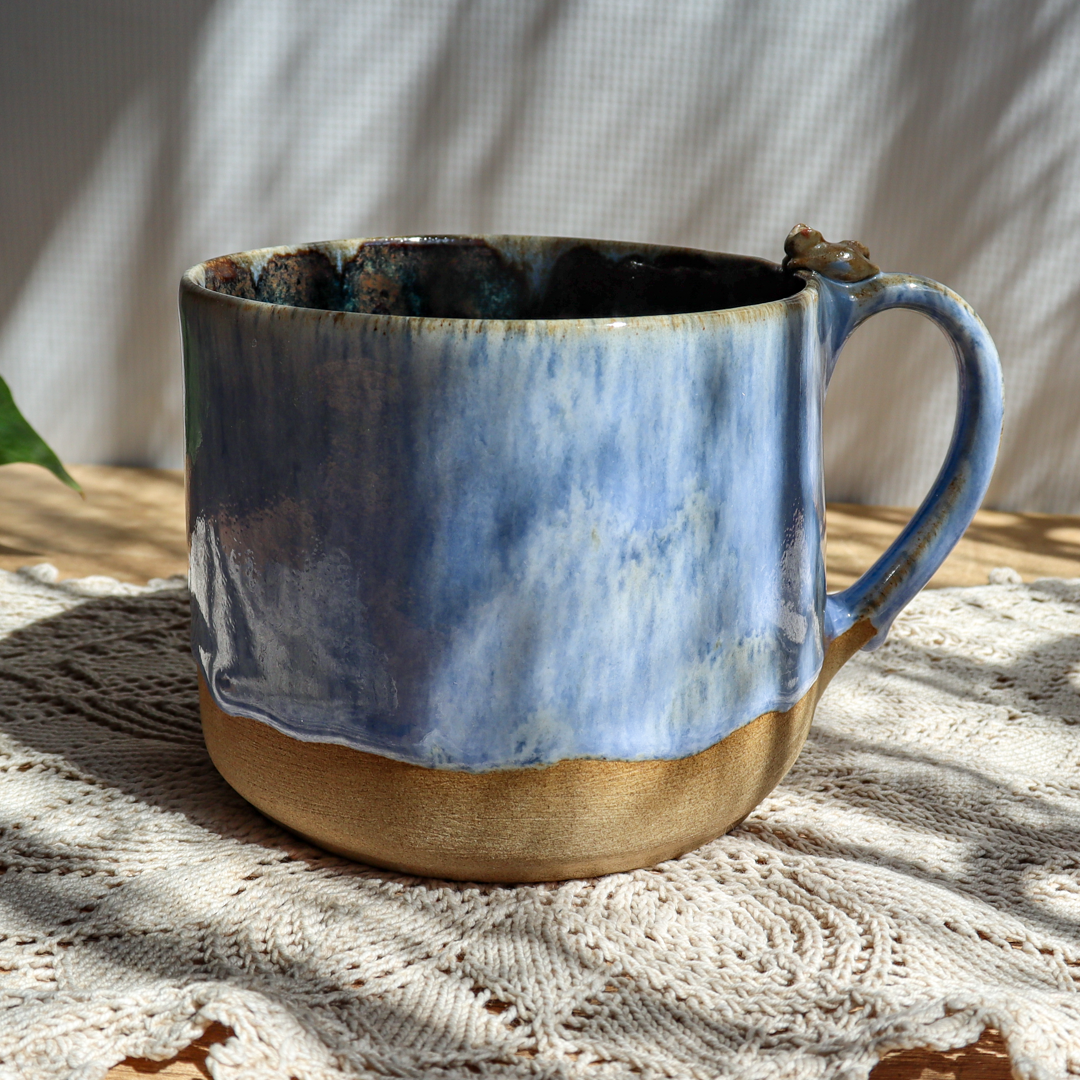 Kubek ceramiczny - Kotek z rybką 600ml - obrazek 6