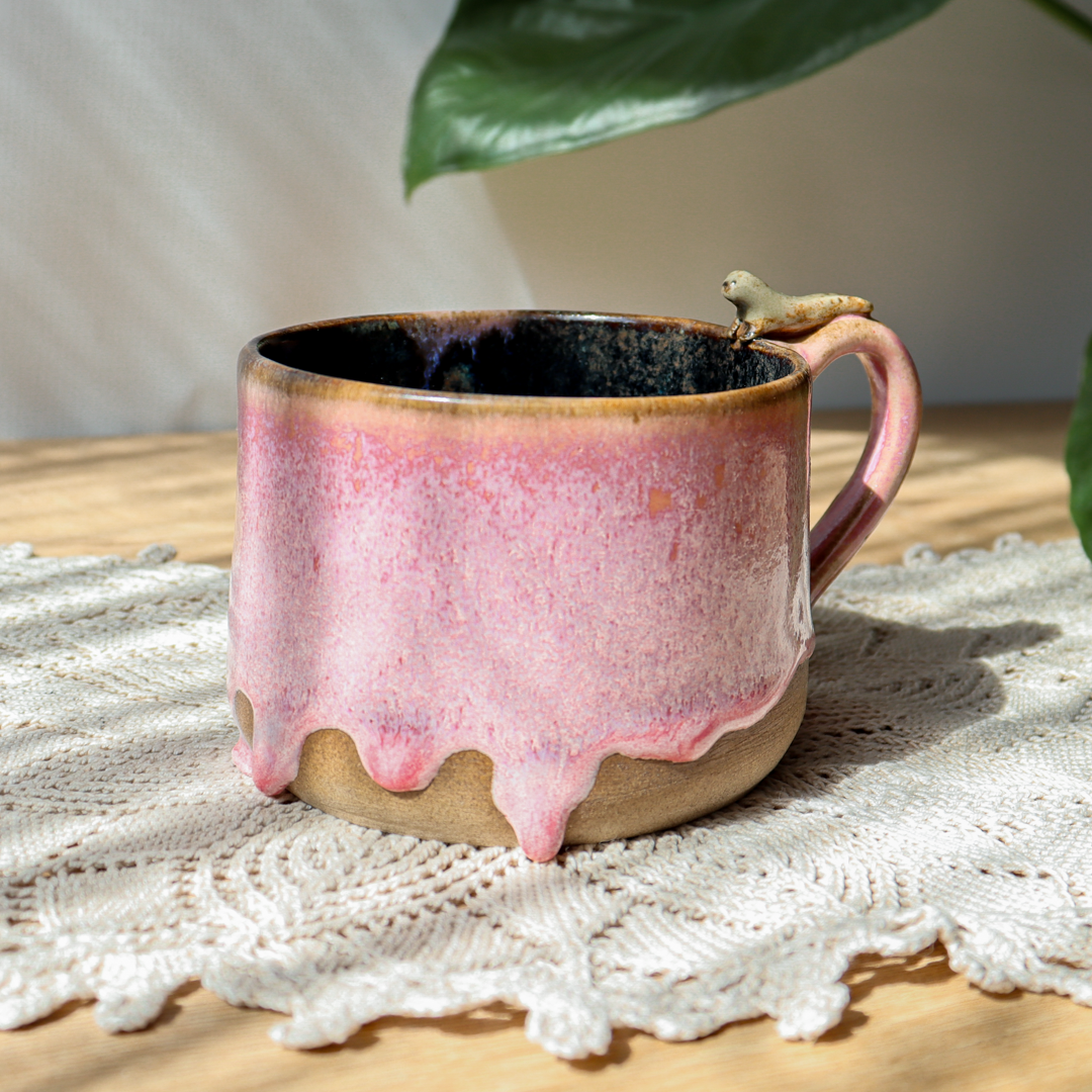 Kubek ceramiczny - Foka z rybką 300ml - obrazek 5