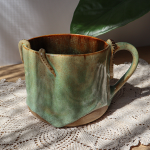 Duży kubek ceramiczny - Wąż 600ml