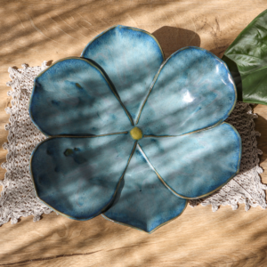 Ceramiczna patera - Kwiat śr. 32 cm