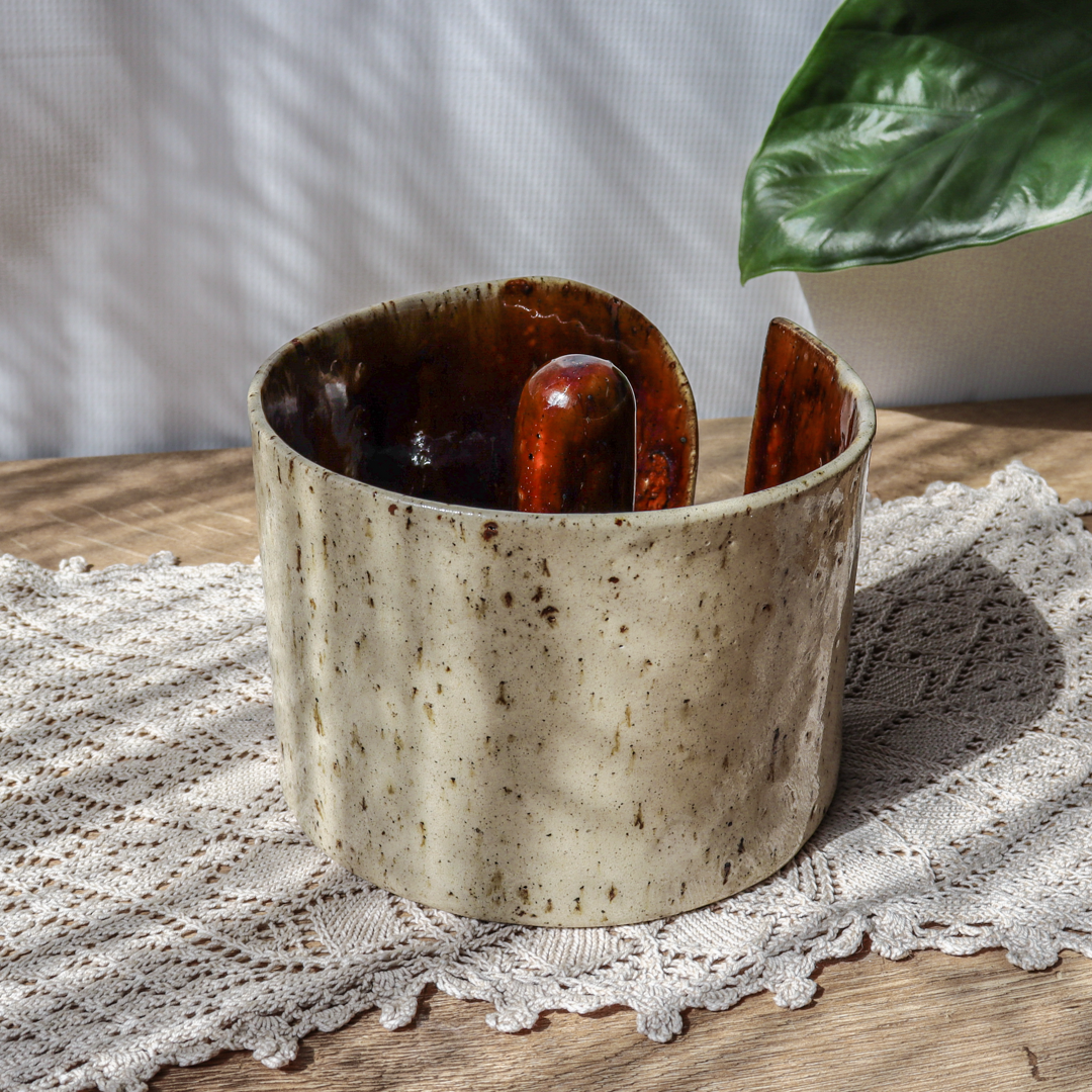 Ceramiczny stojak na ręczniki papierowe - obrazek 3