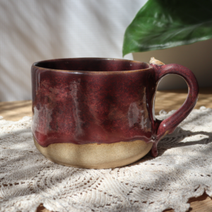 Mały kubek ceramiczny - Ptaszek 300 ml