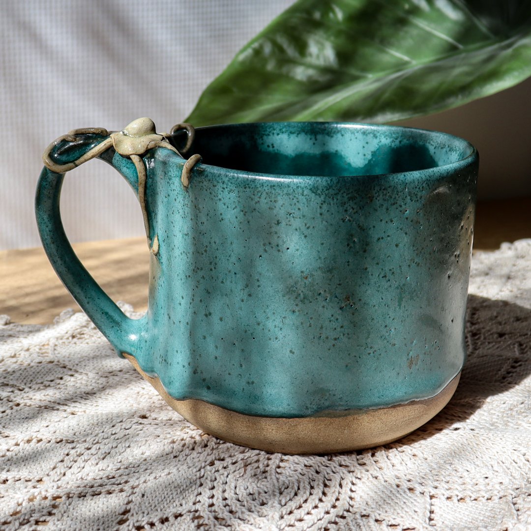 Duży kubek ceramiczny - Ośmiornica 600ml - obrazek 3