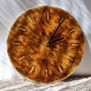 Ceramiczny zegar ścienny śr. 29 cm