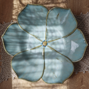 Ceramiczna patera - Kwiat śr. 32 cm