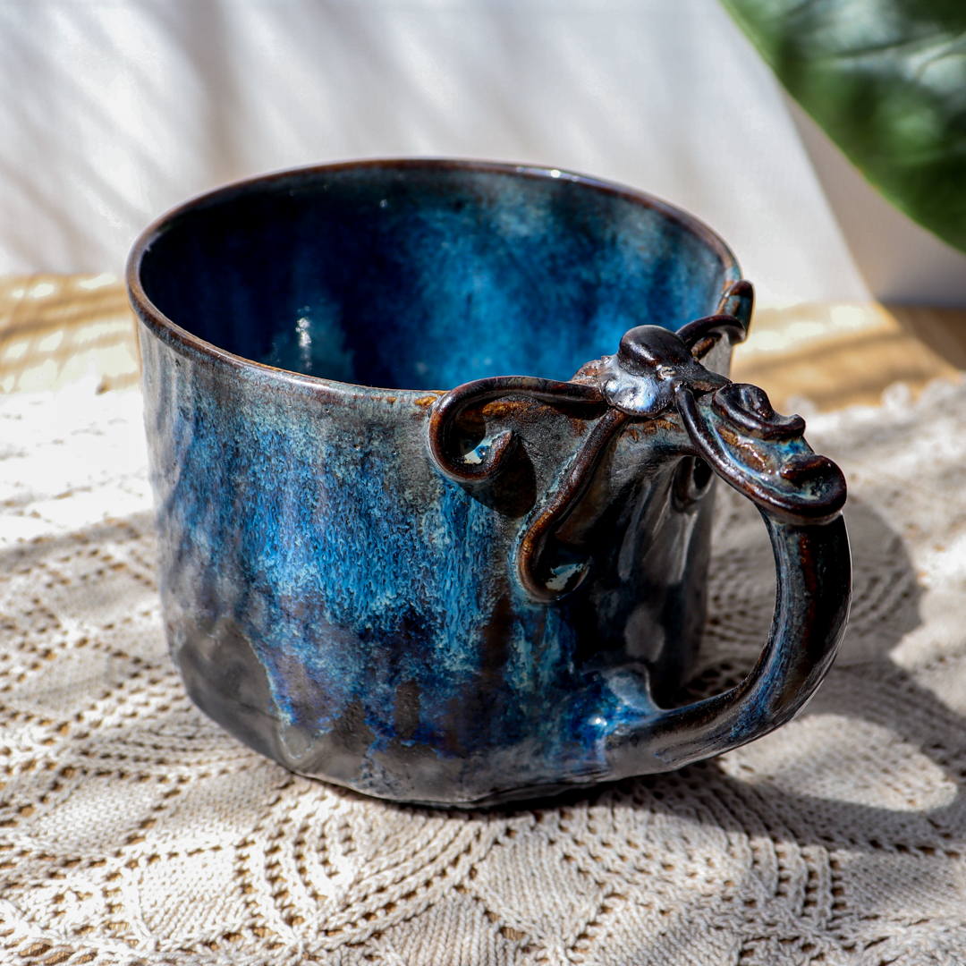 Duży kubek ceramiczny - z Ośmiornicą 300 lub 600ml - obrazek 3