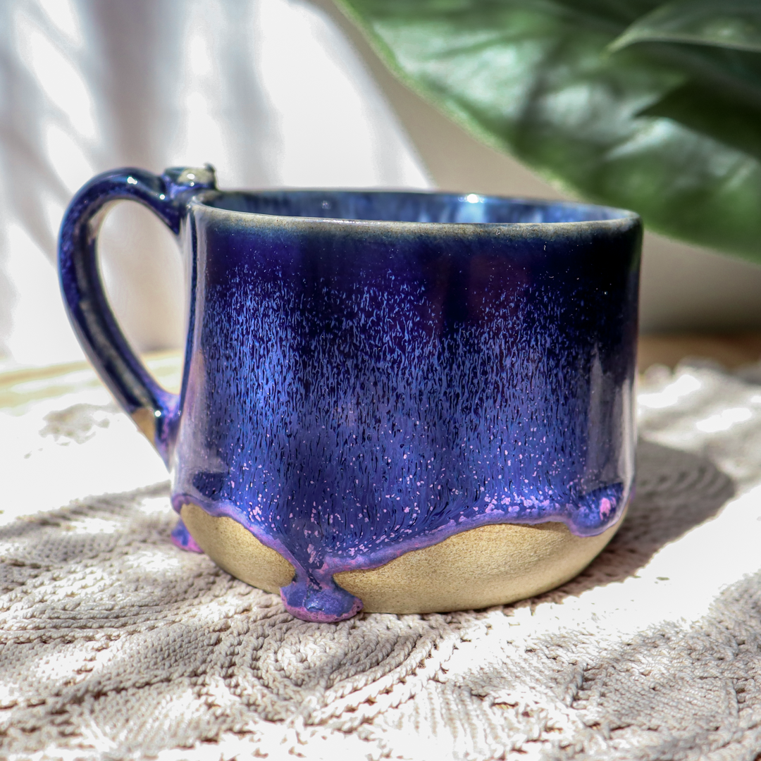 Mały kubek ceramiczny - Ptaszki 300 ml - obrazek 5