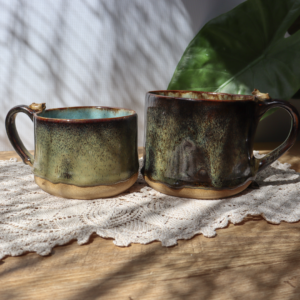 Kubek ceramiczny - Miś z rybką 300 lub 600ml