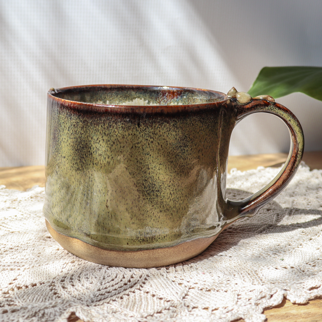 Kubek ceramiczny - Kotek z myszką 600 ml