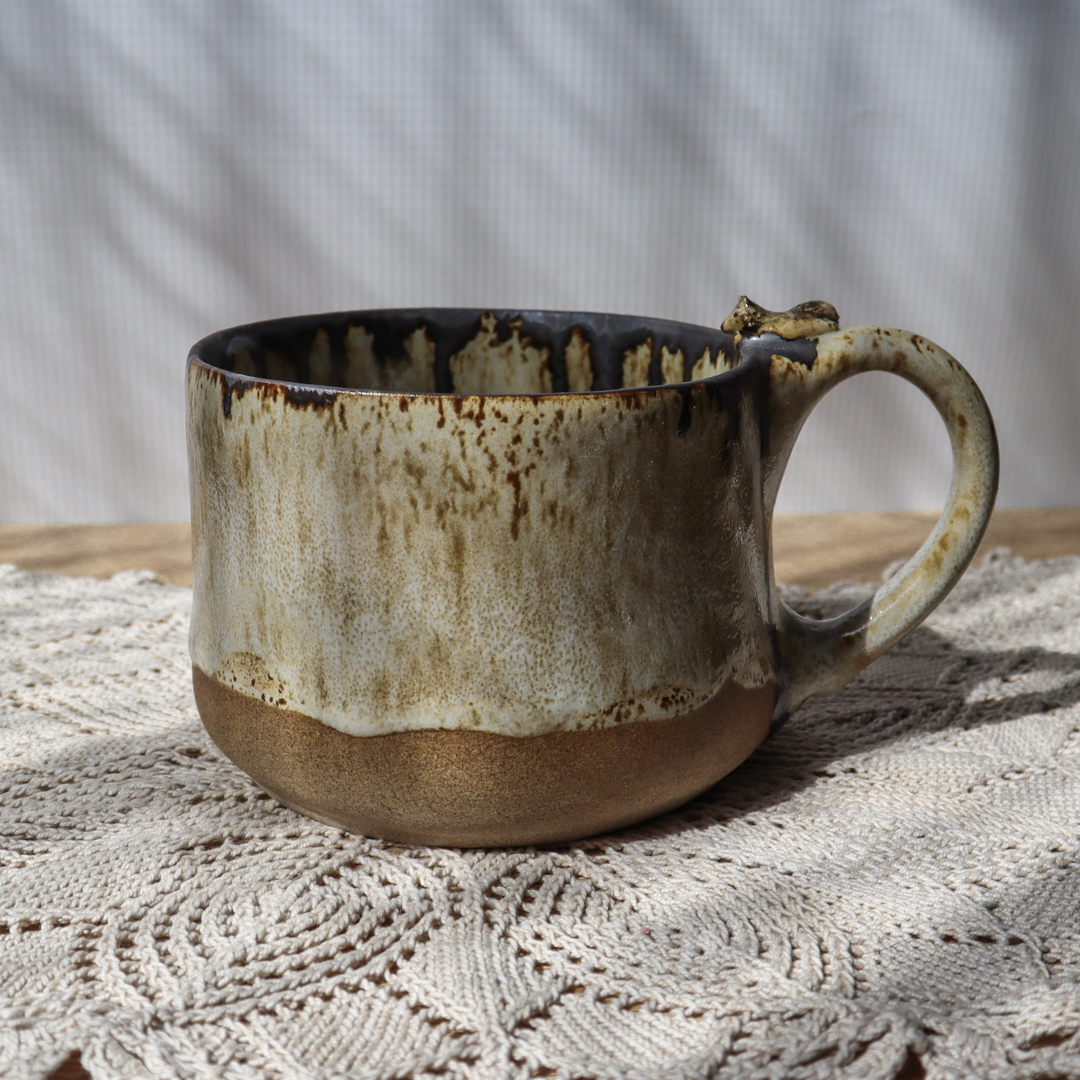 Duży kubek ceramiczny - Wilk 300ml - obrazek 4