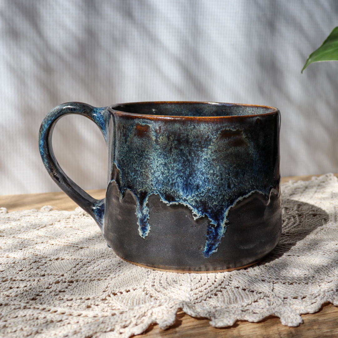 Duży kubek ceramiczny - Manta 600 ml - obrazek 4