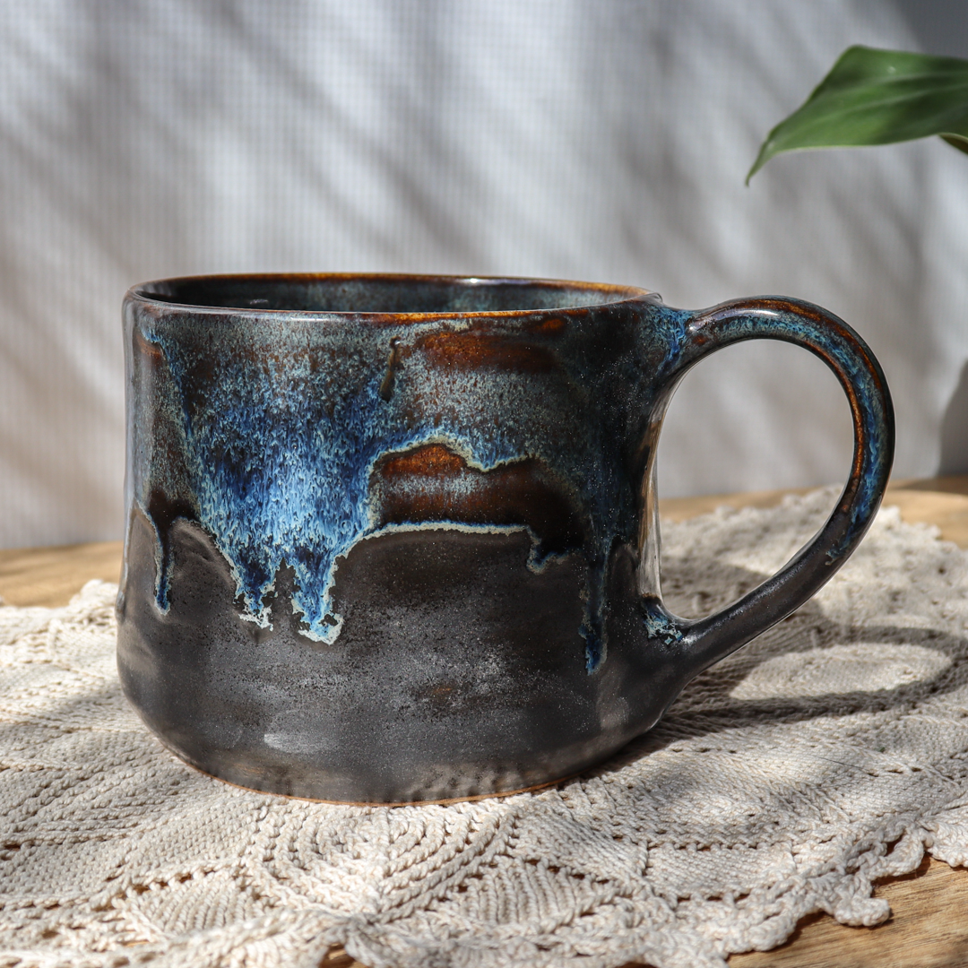 Duży kubek ceramiczny - Manta 600 ml - obrazek 3