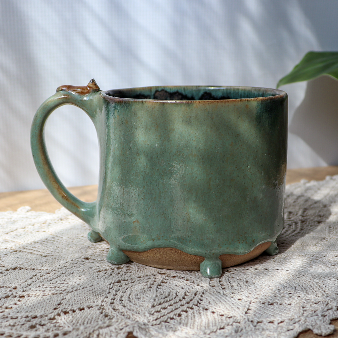 Duży kubek ceramiczny - Lisek 600 ml - obrazek 2
