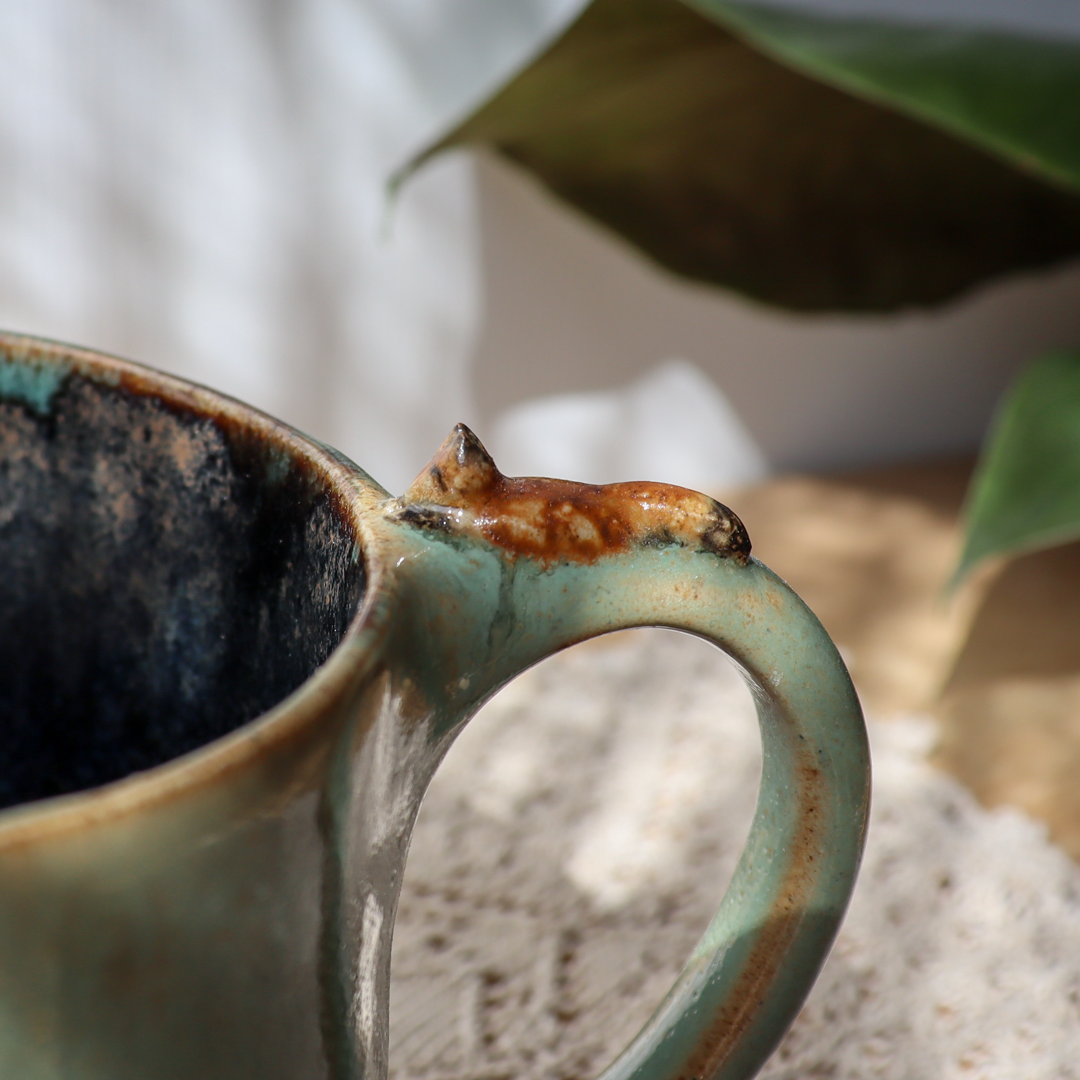 Duży kubek ceramiczny - Lisek 600 ml - obrazek 3