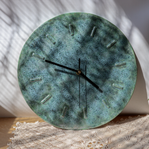 Ceramiczny zegar ścienny śr.31 cm