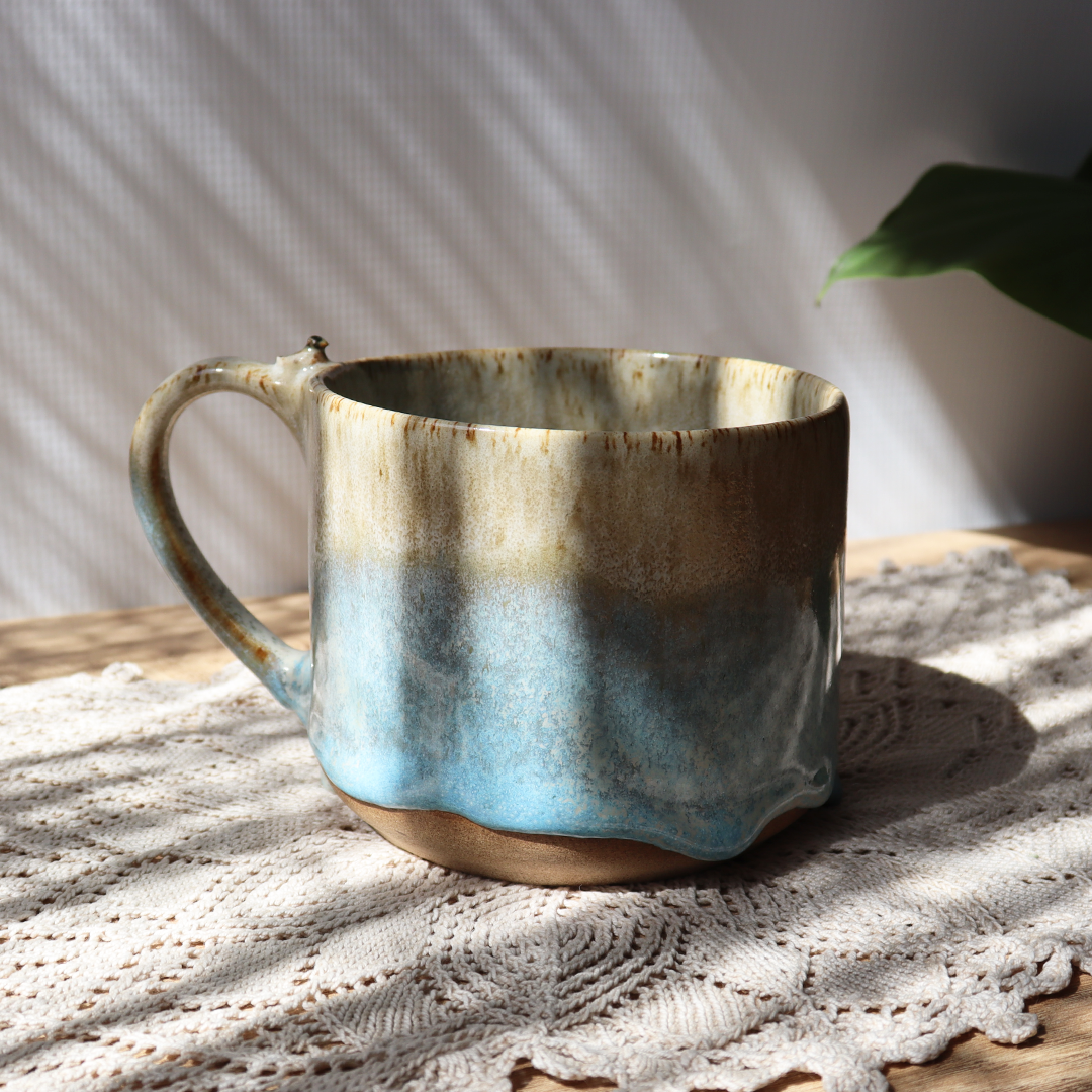 Duży kubek ceramiczny - Ptaszek 600ml