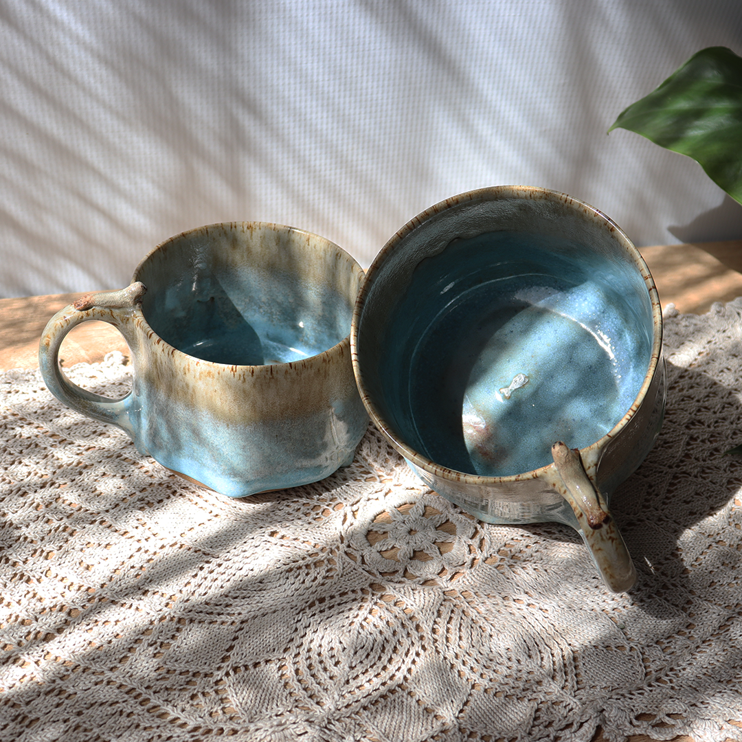 Kubek ceramiczny - Foka z rybką 300 lub 600ml - obrazek 6