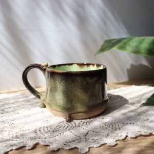 Mały kubek ceramiczny - Ptaszek 300 ml