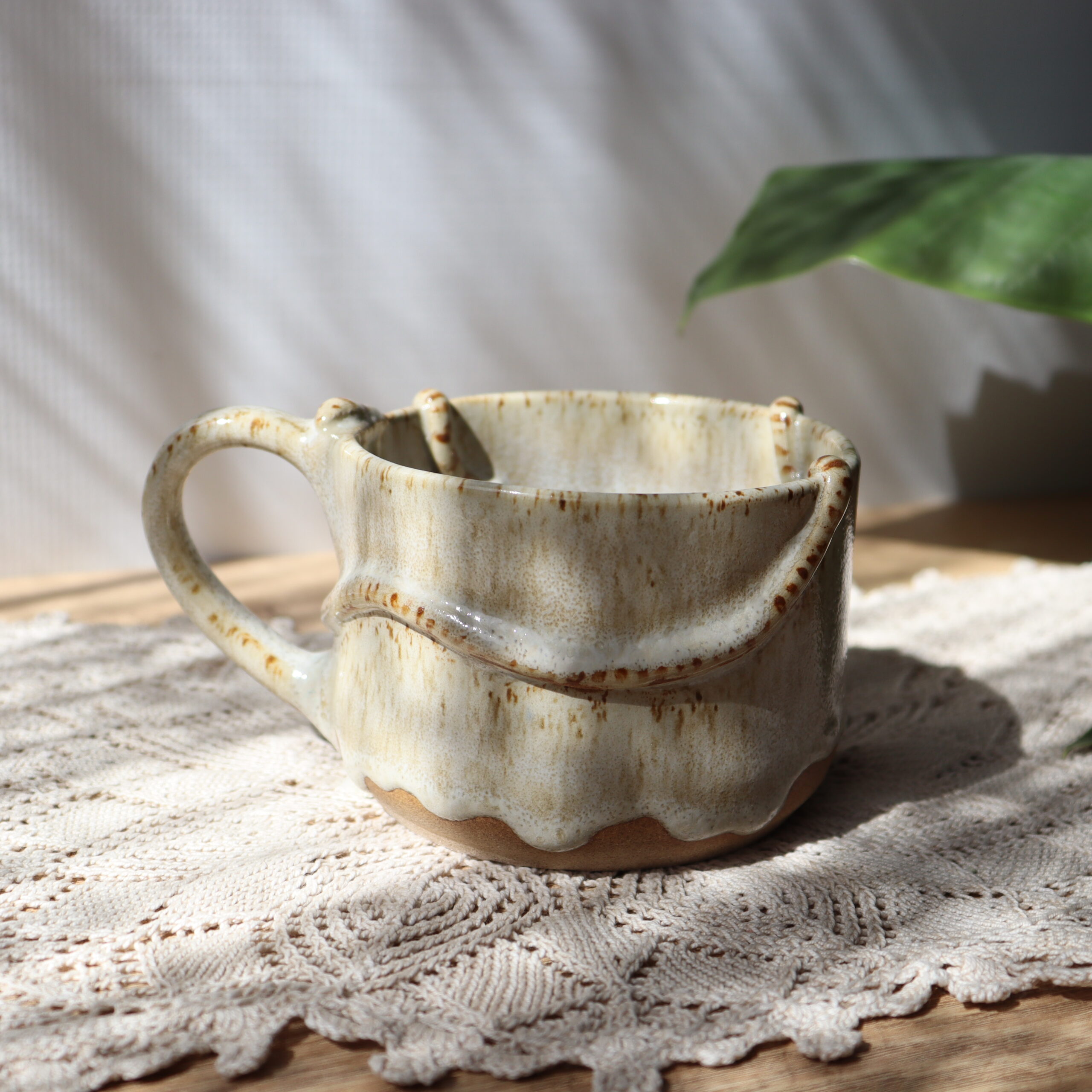 Duży kubek ceramiczny – Wąż 300 ml