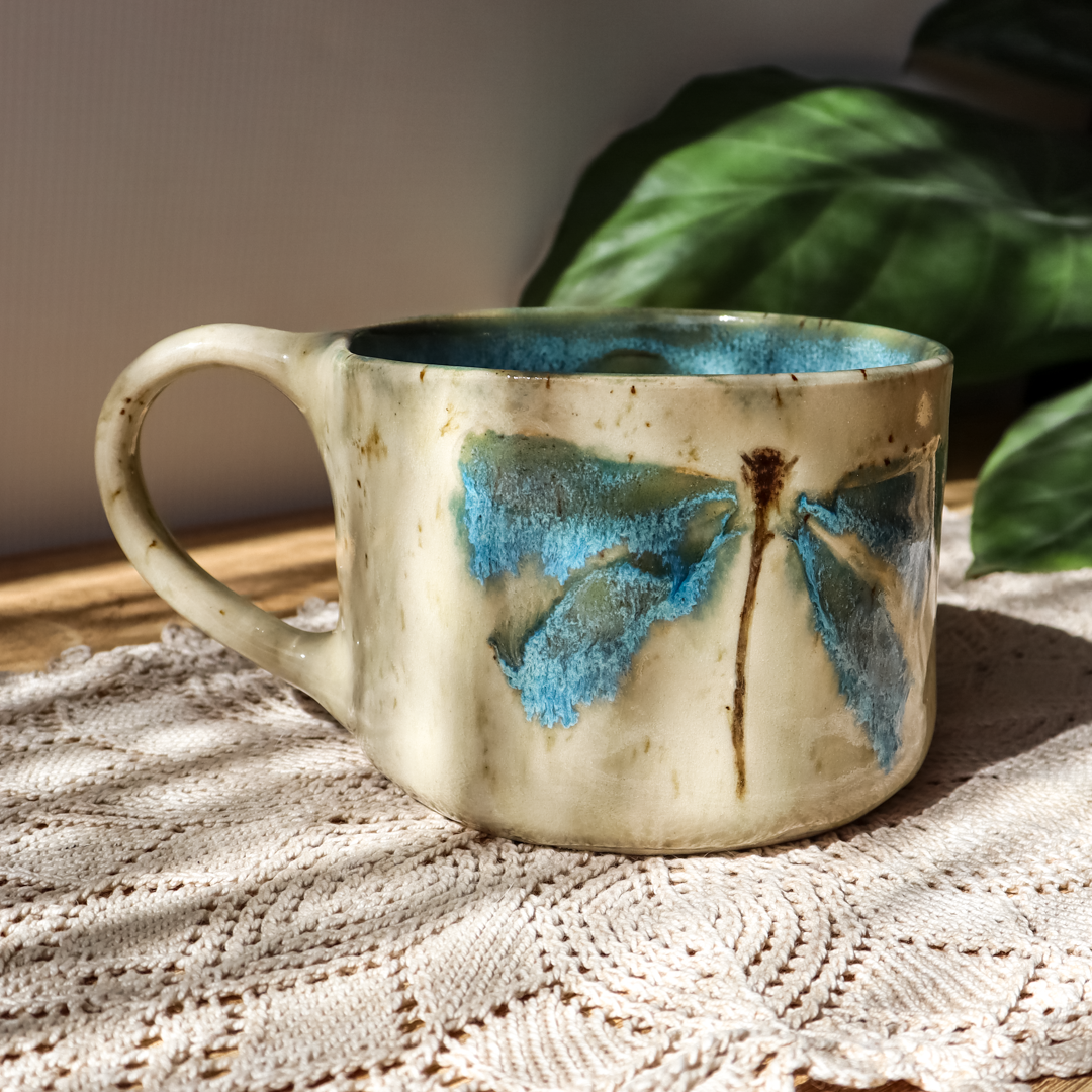 Kubeczek ceramiczny - Ważka 300 ml - obrazek 2