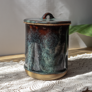 Ceramiczny pojemnik z przykrywką 800ml